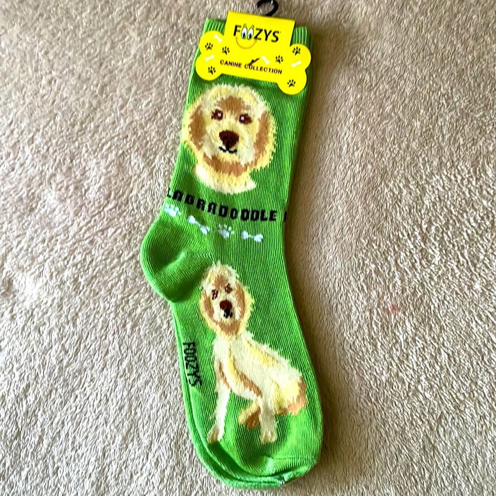 Foozy’s Canine Collection Labrodoodle Green